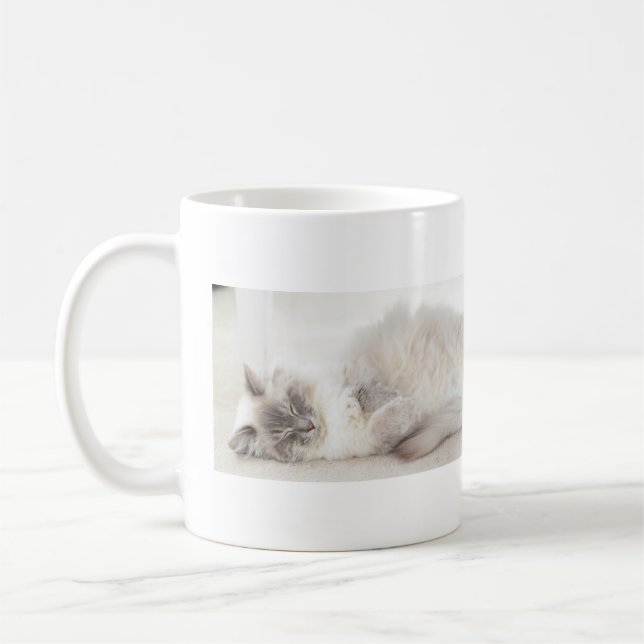 Tasse de chat de sommeil Ragdoll (Gauche)