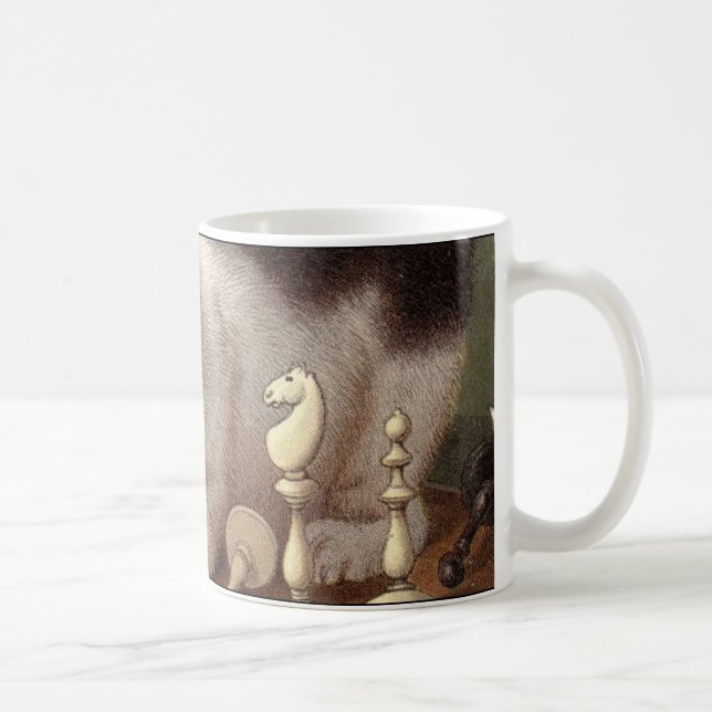Tasse de chat d'échecs (Droite)