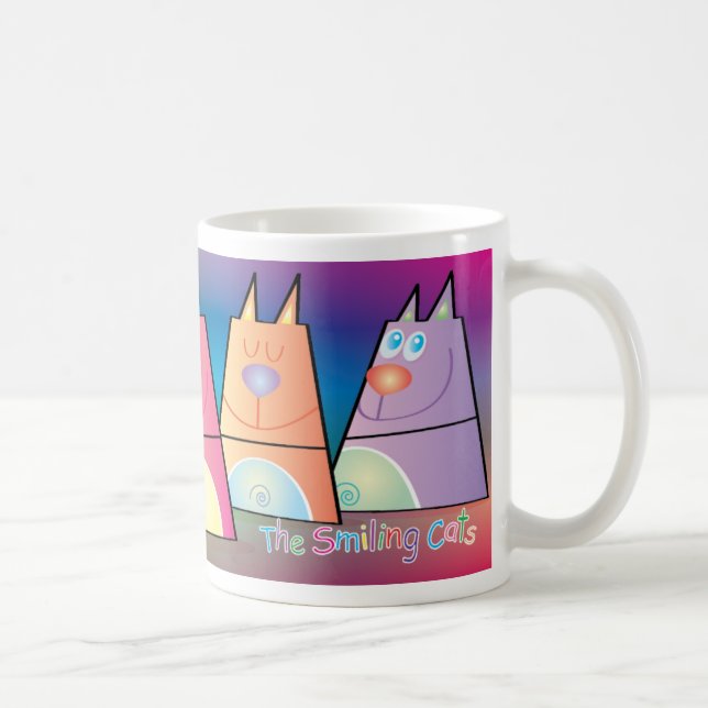Tasse de chat - les chats de sourire (Droite)