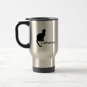 Tasse de chat noir