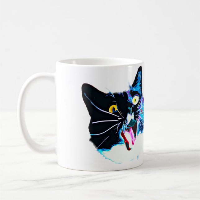 Tasse de chat que "je suis venu, j'a vu, I (Gauche)