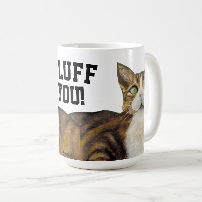 Tasse de chat te fais des câlins (Devant droit)