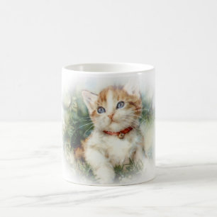 tasse de chaton de tintement