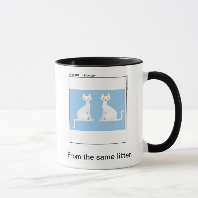 tasse de chats de soeur (Droite)