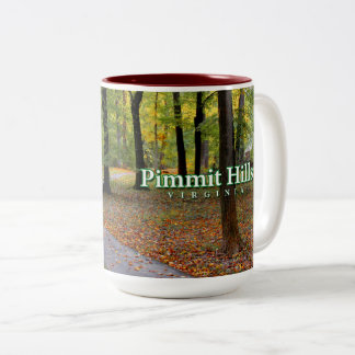 Tasse de chemin de parc de collines de Pimmit