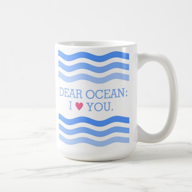 Tasse de "cher Ocean" (Droite)