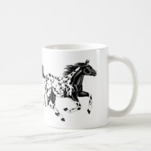 tasse de cheval d'appaloosa