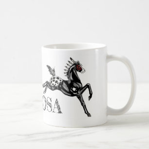 tasse de cheval d'appaloosa