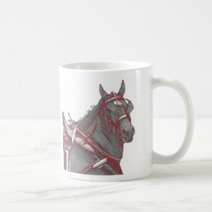 Tasse de cheval de Percheron