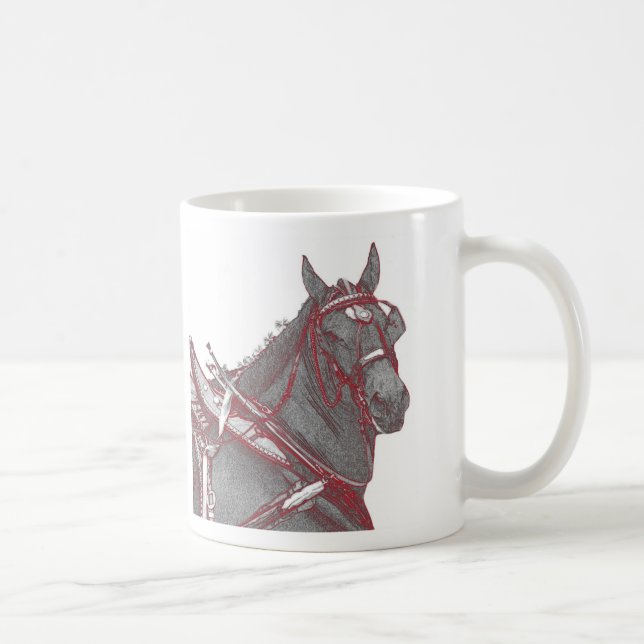 Tasse de cheval de Percheron (Droite)