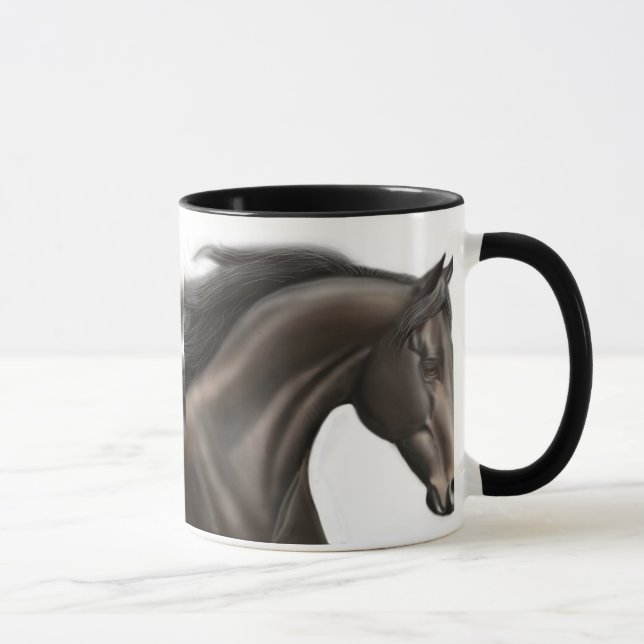 Tasse de cheval de pur sang (Droite)