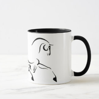Tasse de cheval de trot