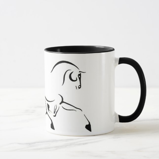 Tasse de cheval de trot (Droite)