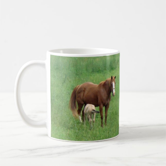 Tasse de cheval et de poulain (Gauche)