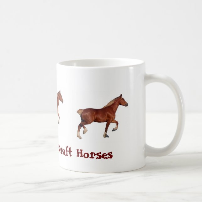 Tasse de chevaux de trait de colline d'harmonie (Droite)