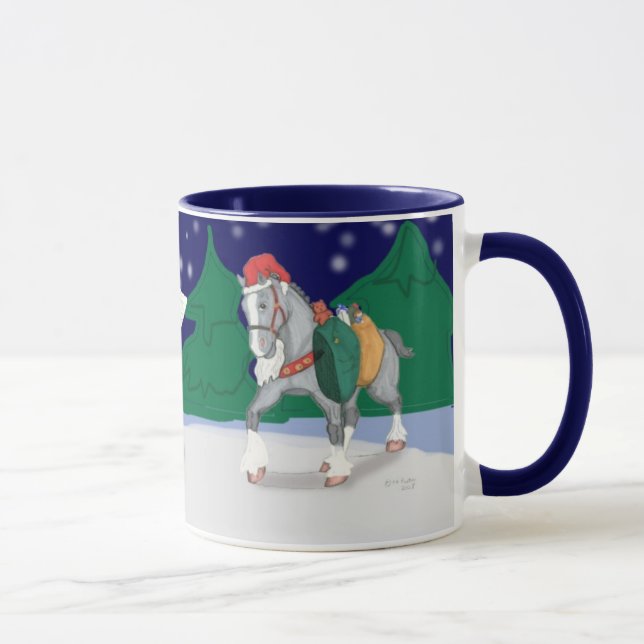 Tasse de chevaux de trait de vacances (Droite)