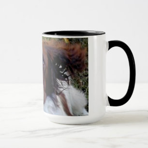 Tasse de chien d'action