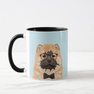 Tasse de chien de bouffe de bouffe de hippie pour