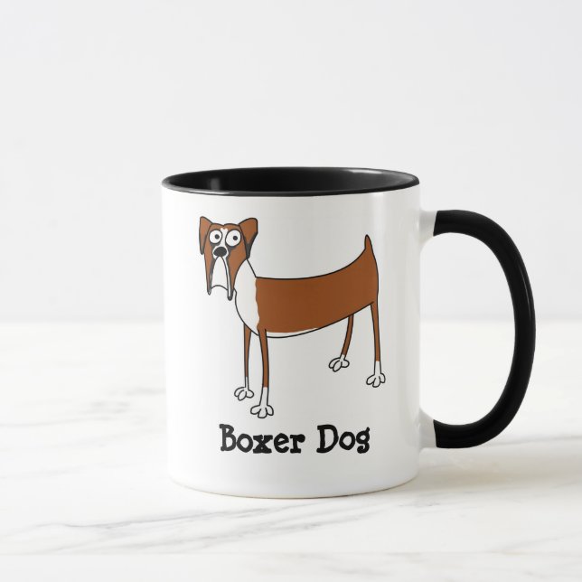 Tasse de chien de boxeur (Droite)