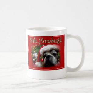 Tasse de chien de boxeur de Noël