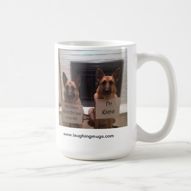 Tasse de chien de karma (Droite)