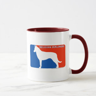 Tasse de chien de ligue de Malinois de Belge