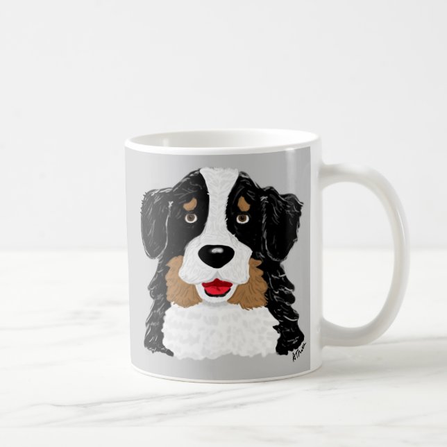 Tasse de chien de montagne de Bernese (Droite)