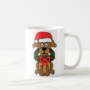 Tasse de chien de Noël