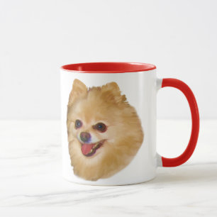 Tasse de chien de Pomeranian