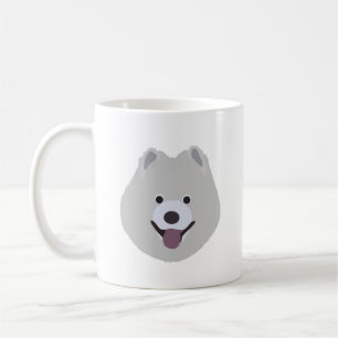 Tasse de chien de Samoyed