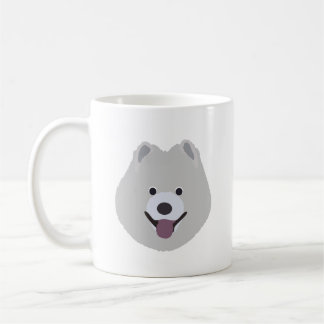 Tasse de chien de Samoyed