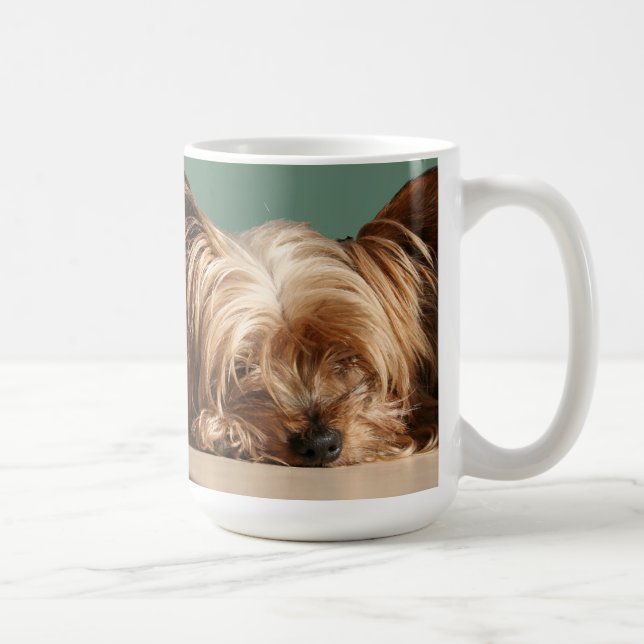 Tasse de chien de sommeil Yorkie (Droite)