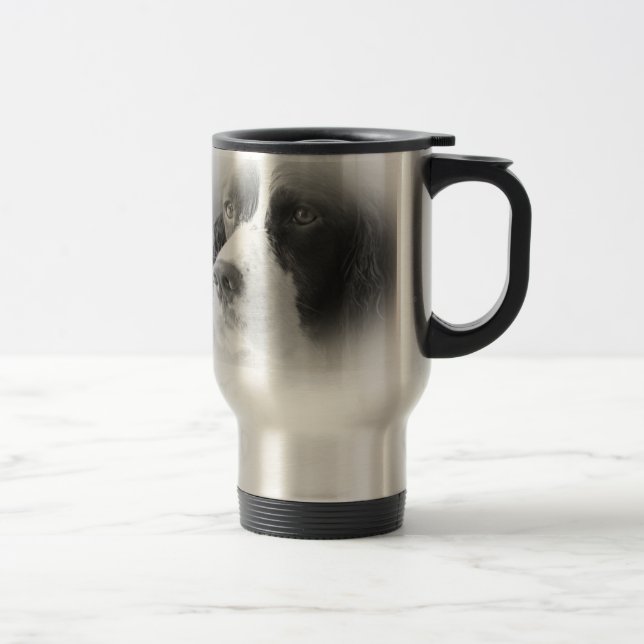Tasse de chien de Springer (Droit)