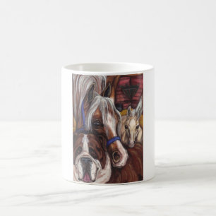 Tasse de chien de St Bernard de CHEVAL et de