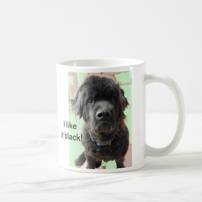 Tasse de chien de Terre-Neuve, (Droite)