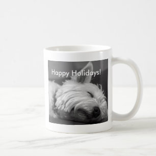 Tasse de chien de Westie (Terrier des montagnes