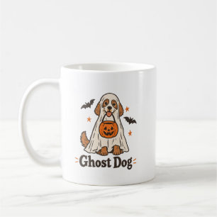 Tasse de chien fantôme effrayant Halloween Amour d