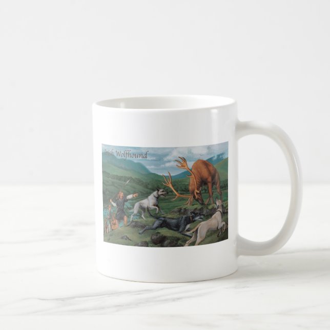 Tasse de chien-loup irlandais (Droite)