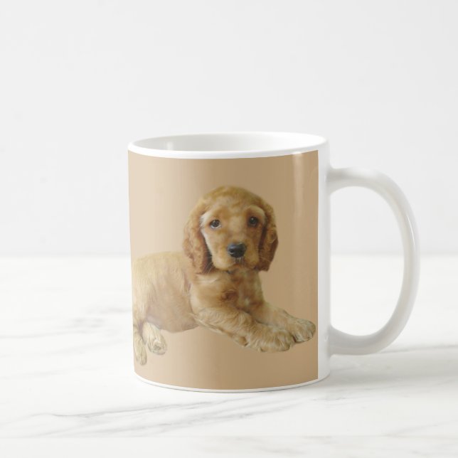 Tasse de chiot de cocker (Droite)