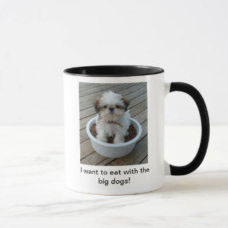 Tasse de chiot de Shih Tzu