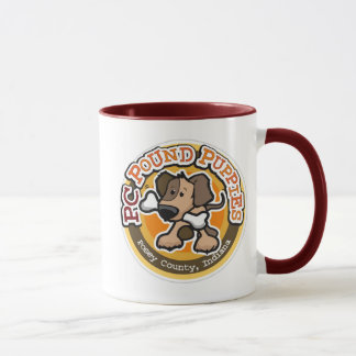 Tasse de chiots de livre de PC