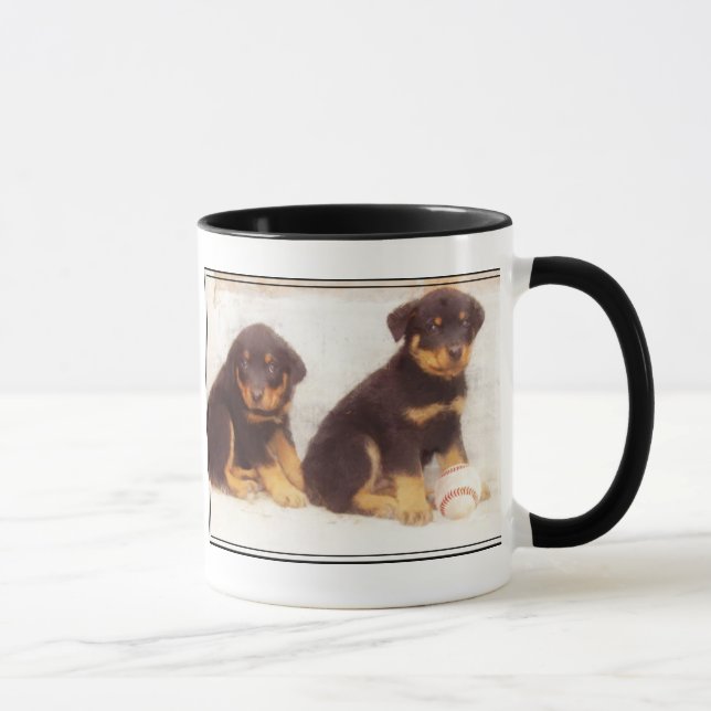Tasse de chiots de rottweiler (Droite)