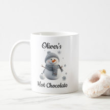 Tasse de Chocolat Chaud Personnalisée pour Enfants