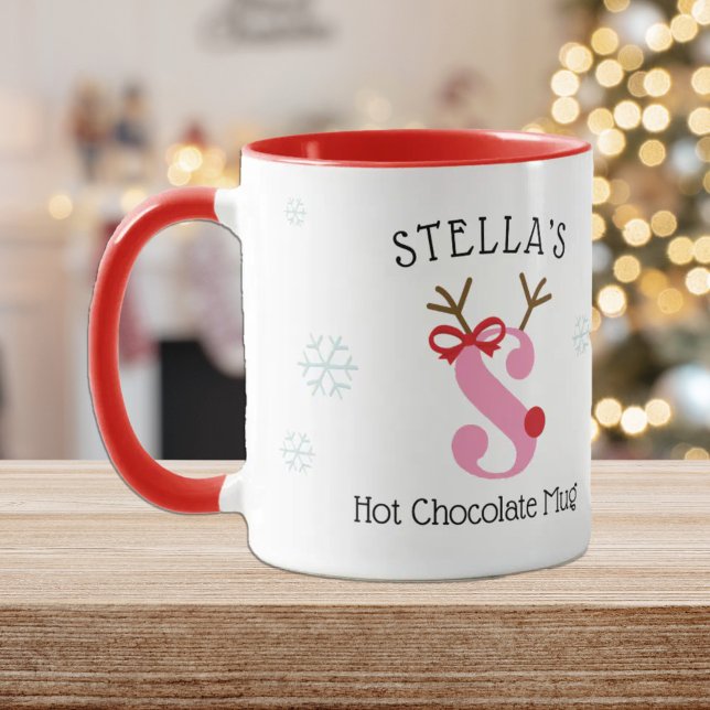 Tasse de chocolat chaud personnalisée pour filles  (Créateur téléchargé)
