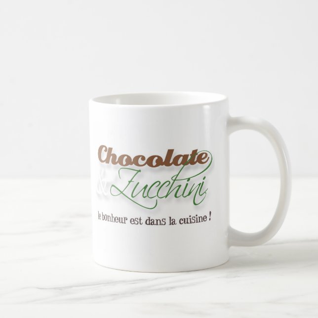 Tasse de chocolat et de courgette (Droite)