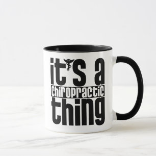 Tasse de chose de chiropractie