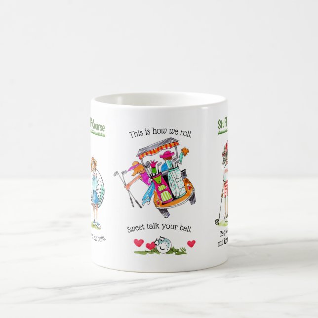 Tasse de choses amusantes sur le parcours de golf (Centre)
