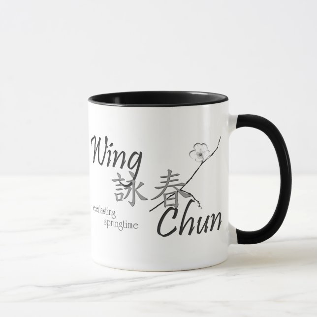 tasse de Chun d'aile de 詠春 (Droite)