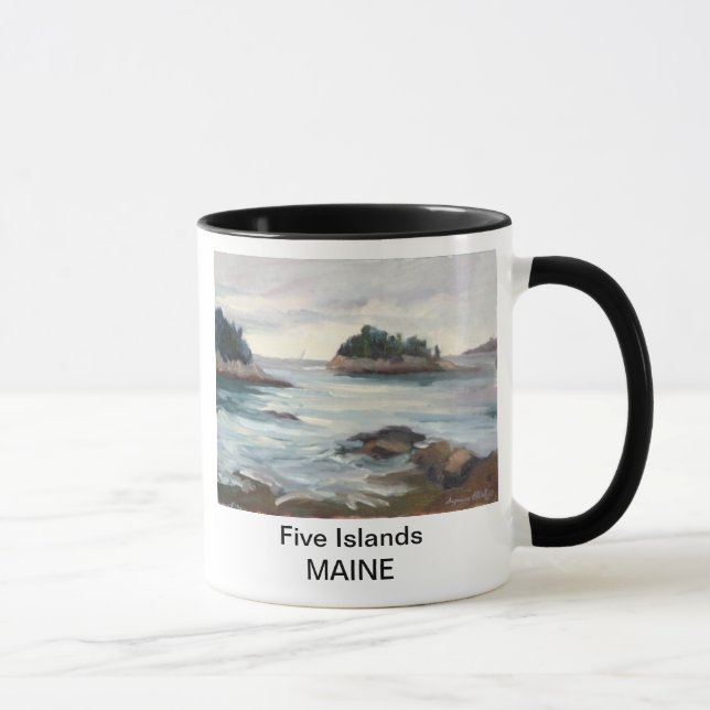 Tasse de cinq îles, Maine (Droite)