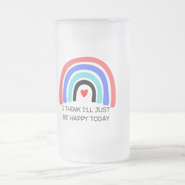 Tasse de citation arc-en-ciel pastel (Centre)